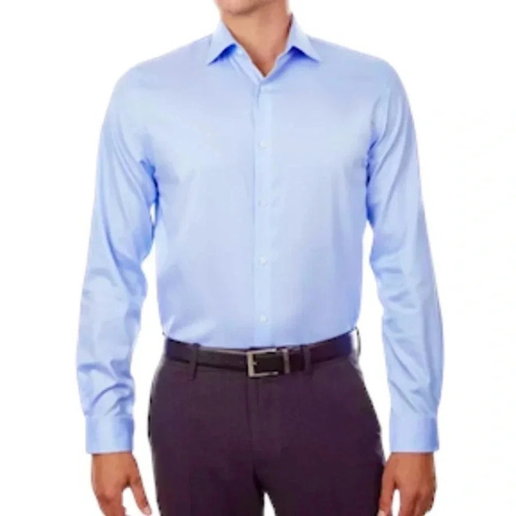 Michael Kors button down Light Blue Men’s size 34/35 neck 16” 100% Cotton - Picture 10 of 10